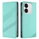 For itel A80 Embossed Multi-functional Wallet Retro Leather Phone Case(Mint Green) - 2