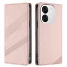 For itel A80 Embossed Multi-functional Wallet Retro Leather Phone Case(Pink) - 2