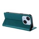 For itel A50C Embossed Multi-functional Wallet Retro Leather Phone Case(Dark Green) - 3