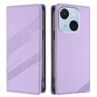For itel A50C Embossed Multi-functional Wallet Retro Leather Phone Case(Light Purple) - 2
