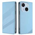For itel A50C Embossed Multi-functional Wallet Retro Leather Phone Case(Light Blue) - 2