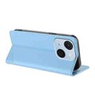 For itel A50C Embossed Multi-functional Wallet Retro Leather Phone Case(Light Blue) - 3
