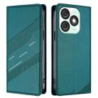 For itel A50 Embossed Multi-functional Wallet Retro Leather Phone Case(Dark Green) - 2