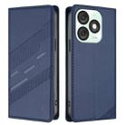For itel A50 Embossed Multi-functional Wallet Retro Leather Phone Case(Dark Blue) - 2