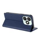 For itel A50 Embossed Multi-functional Wallet Retro Leather Phone Case(Dark Blue) - 3