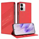 For itel S18 Pro Embossed Multi-functional Wallet Retro Leather Phone Case(Red) - 1