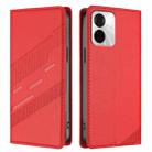 For itel S18 Pro Embossed Multi-functional Wallet Retro Leather Phone Case(Red) - 2