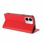 For itel S18 Pro Embossed Multi-functional Wallet Retro Leather Phone Case(Red) - 3