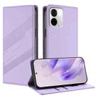 For itel S18 Pro Embossed Multi-functional Wallet Retro Leather Phone Case(Light Purple) - 1