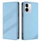 For itel S18 Pro Embossed Multi-functional Wallet Retro Leather Phone Case(Light Blue) - 2