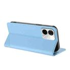 For itel S18 Pro Embossed Multi-functional Wallet Retro Leather Phone Case(Light Blue) - 3