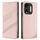 For itel P55 5G Embossed Multi-functional Wallet Retro Leather Phone Case(Pink) - 2