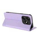 For itel P55 4G Embossed Multi-functional Wallet Retro Leather Phone Case(Light Purple) - 3