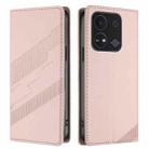 For itel A04 Embossed Multi-functional Wallet Retro Leather Phone Case(Pink) - 2
