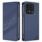 For itel A04 Embossed Multi-functional Wallet Retro Leather Phone Case(Dark Blue) - 2