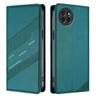 For itel S23 Embossed Multi-functional Wallet Retro Leather Phone Case(Dark Green) - 2