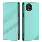 For itel S23 Embossed Multi-functional Wallet Retro Leather Phone Case(Mint Green) - 2
