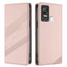 For itel S18 / Vision 5 Embossed Multi-functional Wallet Retro Leather Phone Case(Pink) - 2
