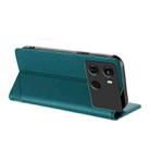 For itel P40 Embossed Multi-functional Wallet Retro Leather Phone Case(Dark Green) - 3