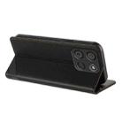 For itel A60 Embossed Multi-functional Wallet Retro Leather Phone Case(Black) - 3