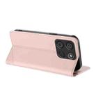 For itel A60 Embossed Multi-functional Wallet Retro Leather Phone Case(Pink) - 3