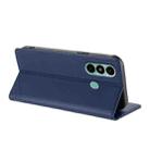 For itel P38 Pro Embossed Multi-functional Wallet Retro Leather Phone Case(Dark Blue) - 3