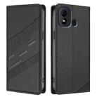 For itel A33 Plus Embossed Multi-functional Wallet Retro Leather Phone Case(Black) - 2