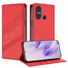 For itel A49 / A58 / A58 Pro Embossed Multi-functional Wallet Retro Leather Phone Case(Red) - 1
