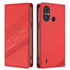 For itel A49 / A58 / A58 Pro Embossed Multi-functional Wallet Retro Leather Phone Case(Red) - 2