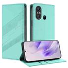 For itel A49 / A58 / A58 Pro Embossed Multi-functional Wallet Retro Leather Phone Case(Mint Green) - 1