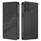 For itel P17 / P17 Pro / A27 Embossed Multi-functional Wallet Retro Leather Phone Case(Black) - 2