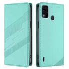 For itel A48 Embossed Multi-functional Wallet Retro Leather Phone Case(Mint Green) - 2