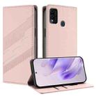 For itel A48 Embossed Multi-functional Wallet Retro Leather Phone Case(Pink) - 1