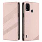 For itel A48 Embossed Multi-functional Wallet Retro Leather Phone Case(Pink) - 2