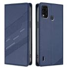 For itel A48 Embossed Multi-functional Wallet Retro Leather Phone Case(Dark Blue) - 2
