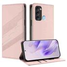 For itel S17 / P38 / Vision 3 Embossed Multi-functional Wallet Retro Leather Phone Case(Pink) - 1