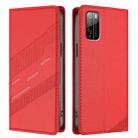 For itel S16 / Vision 1 Pro Embossed Multi-functional Wallet Retro Leather Phone Case(Red) - 2