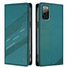 For itel S16 / Vision 1 Pro Embossed Multi-functional Wallet Retro Leather Phone Case(Dark Green) - 2