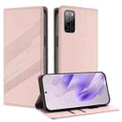 For itel S16 / Vision 1 Pro Embossed Multi-functional Wallet Retro Leather Phone Case(Pink) - 1
