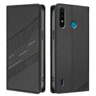 For itel A56 / A56 Pro Embossed Multi-functional Wallet Retro Leather Phone Case(Black) - 2