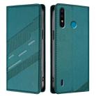 For itel A56 / A56 Pro Embossed Multi-functional Wallet Retro Leather Phone Case(Dark Green) - 2