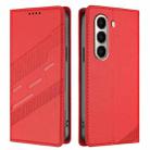 For itel A95 5G Embossed Multi-functional Wallet Retro Leather Phone Case(Red) - 2