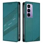 For itel City 100 Embossed Multi-functional Wallet Retro Leather Phone Case(Dark Green) - 2