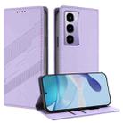 For itel City 100 Embossed Multi-functional Wallet Retro Leather Phone Case(Light Purple) - 1