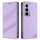 For itel City 100 Embossed Multi-functional Wallet Retro Leather Phone Case(Light Purple) - 2