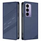 For itel City 100 Embossed Multi-functional Wallet Retro Leather Phone Case(Dark Blue) - 2