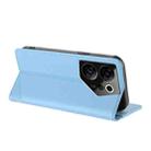 For Tecno Camon 20 Premier Embossed Multi-functional Wallet Retro Leather Phone Case(Light Blue) - 3