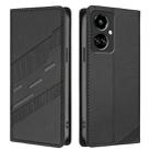 For Tecno Camon 19 / 19 Pro 5G Embossed Multi-functional Wallet Retro Leather Phone Case(Black) - 2