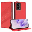For Tecno Camon 19 / 19 Pro 5G Embossed Multi-functional Wallet Retro Leather Phone Case(Red) - 1