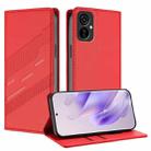 For Tecno Camon 19 Neo Embossed Multi-functional Wallet Retro Leather Phone Case(Red) - 1